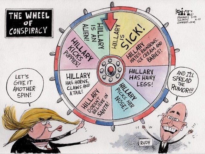Wheel of conspiracy. Photo: USNews