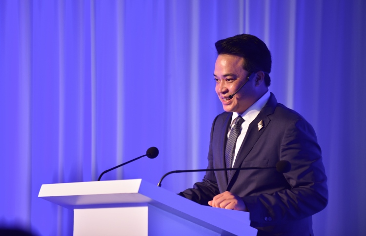 Mr Thiti Thongbenjamas, Chief Investment Officer of Singha Estate Company Limited (Photo: Mihaaru)
