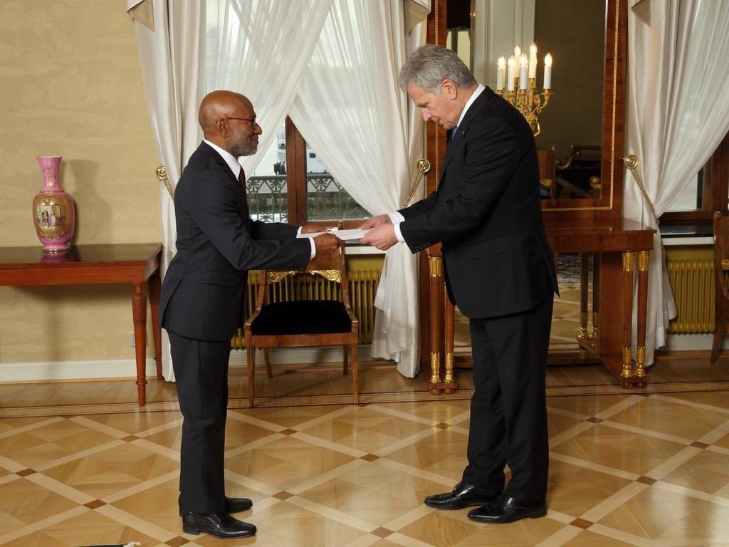 New Ambassador of Maldives to Finland presents credentials to the ...