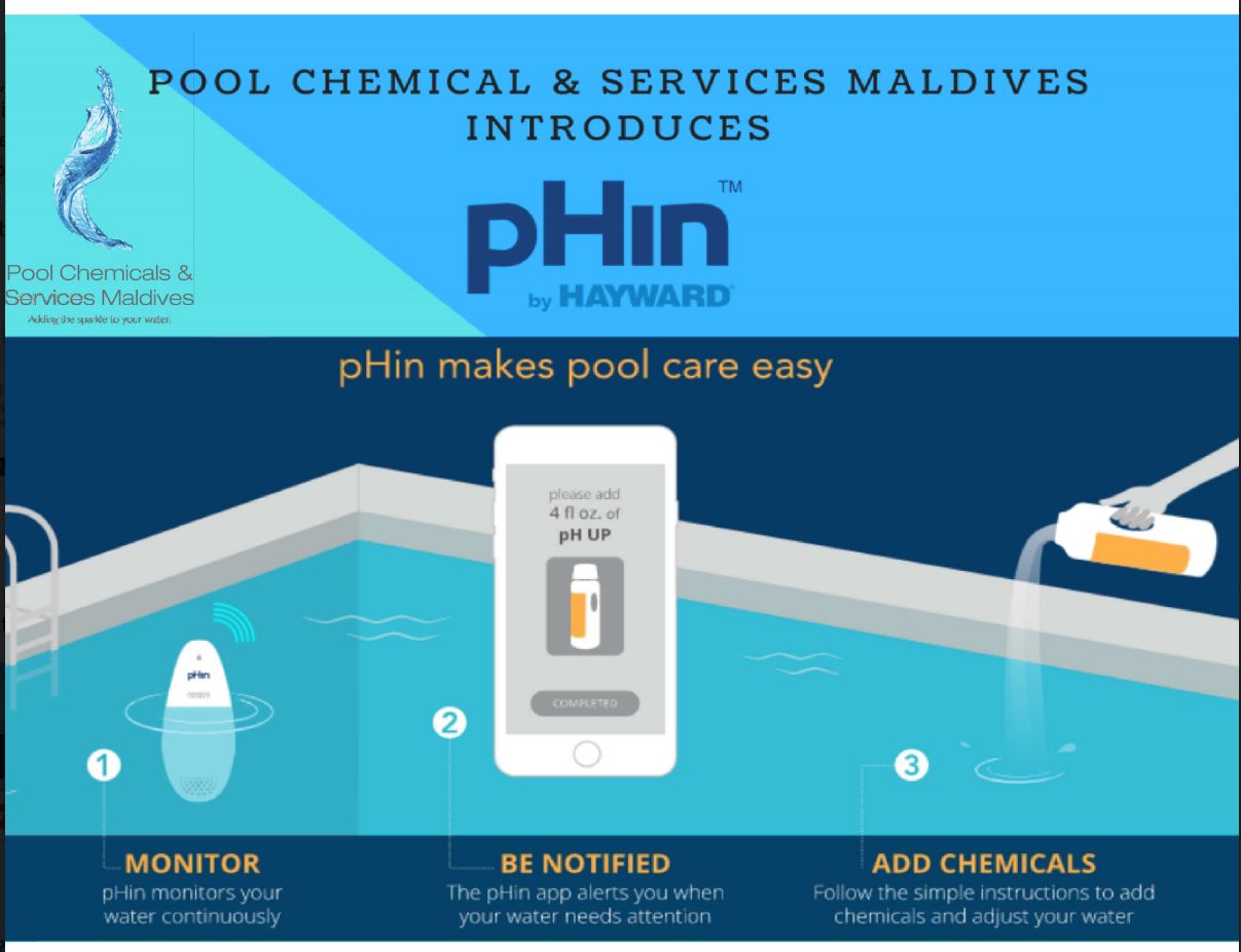 Pool Chemicals & Services Maldives Introduces Phin by Hayward